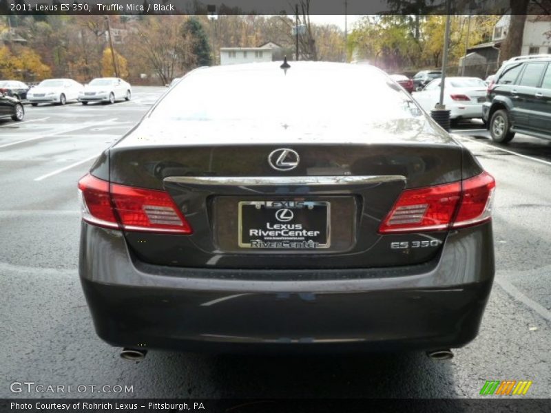 Truffle Mica / Black 2011 Lexus ES 350