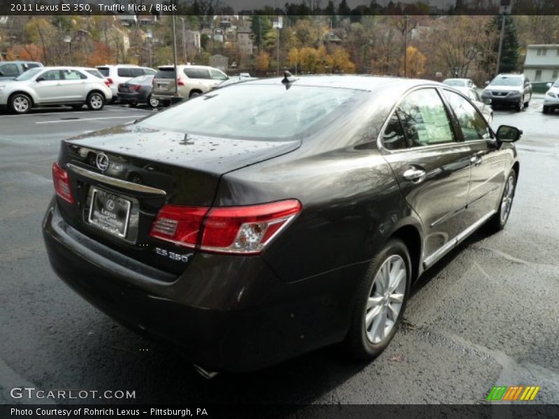 Truffle Mica / Black 2011 Lexus ES 350