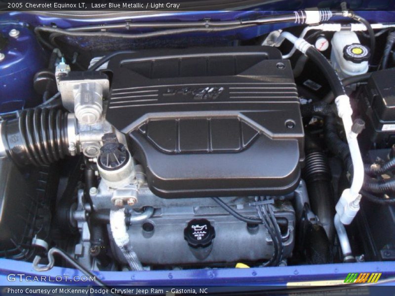 Laser Blue Metallic / Light Gray 2005 Chevrolet Equinox LT