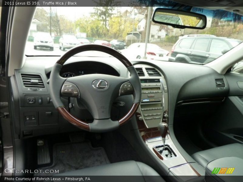 Truffle Mica / Black 2011 Lexus ES 350