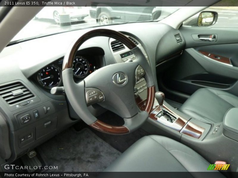 Truffle Mica / Black 2011 Lexus ES 350
