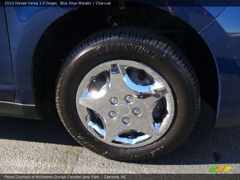 Blue Onyx Metallic / Charcoal 2010 Nissan Versa 1.6 Sedan