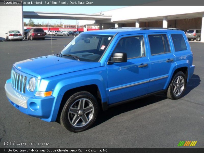 Surf Blue Pearl / Dark Slate Gray 2008 Jeep Patriot Limited