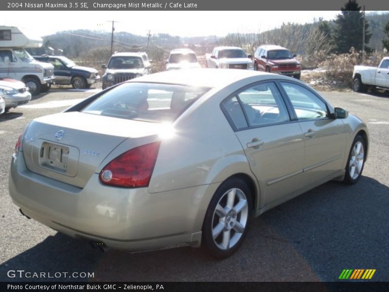 Champagne Mist Metallic / Cafe Latte 2004 Nissan Maxima 3.5 SE