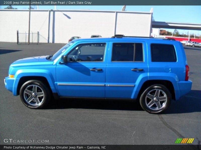 Surf Blue Pearl / Dark Slate Gray 2008 Jeep Patriot Limited