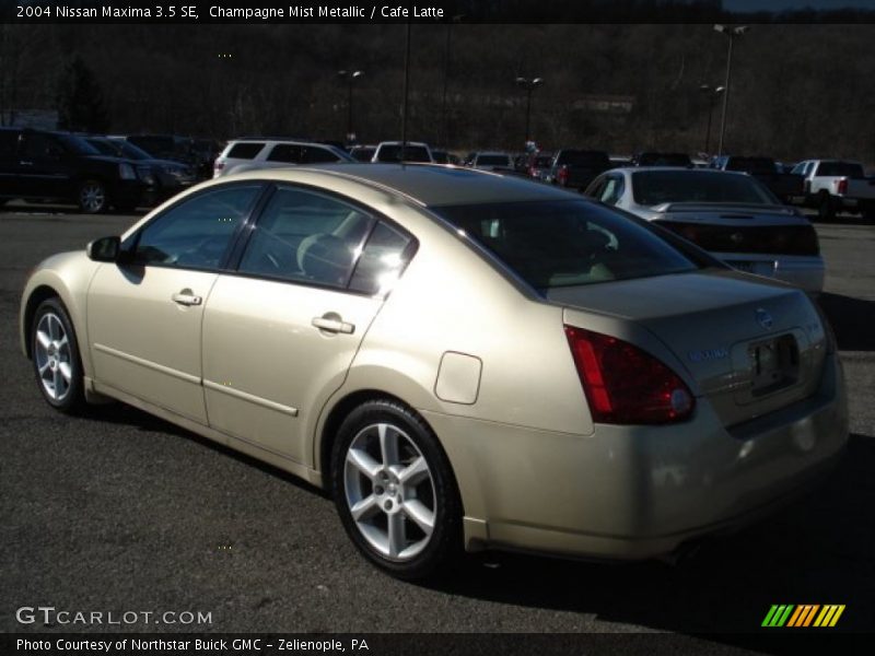 Champagne Mist Metallic / Cafe Latte 2004 Nissan Maxima 3.5 SE
