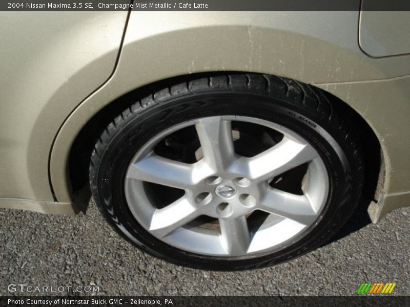 Champagne Mist Metallic / Cafe Latte 2004 Nissan Maxima 3.5 SE