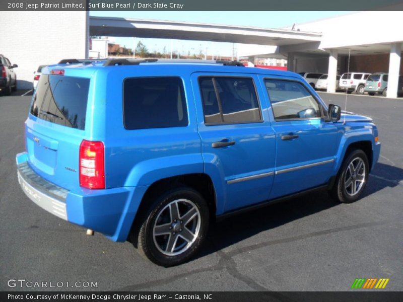Surf Blue Pearl / Dark Slate Gray 2008 Jeep Patriot Limited