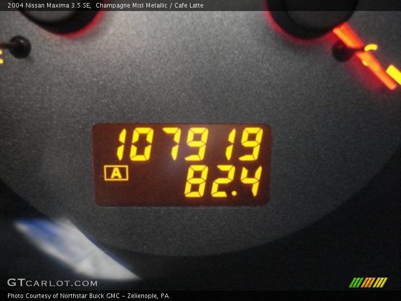 Champagne Mist Metallic / Cafe Latte 2004 Nissan Maxima 3.5 SE