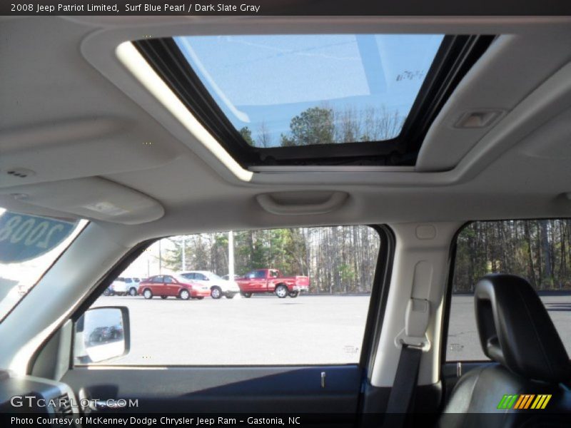 Surf Blue Pearl / Dark Slate Gray 2008 Jeep Patriot Limited