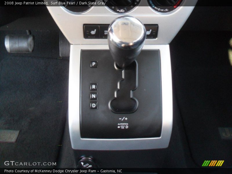 Surf Blue Pearl / Dark Slate Gray 2008 Jeep Patriot Limited