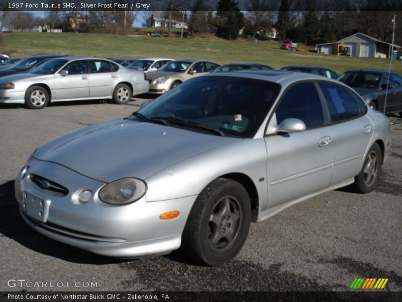 Silver Frost Pearl / Grey 1997 Ford Taurus SHO