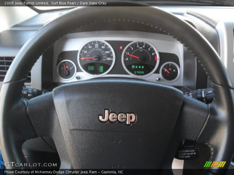 Surf Blue Pearl / Dark Slate Gray 2008 Jeep Patriot Limited