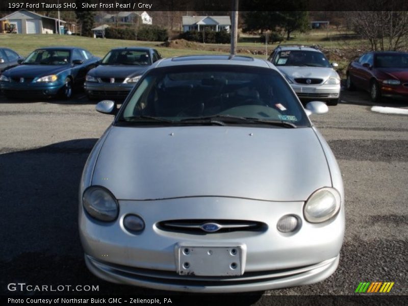 Silver Frost Pearl / Grey 1997 Ford Taurus SHO