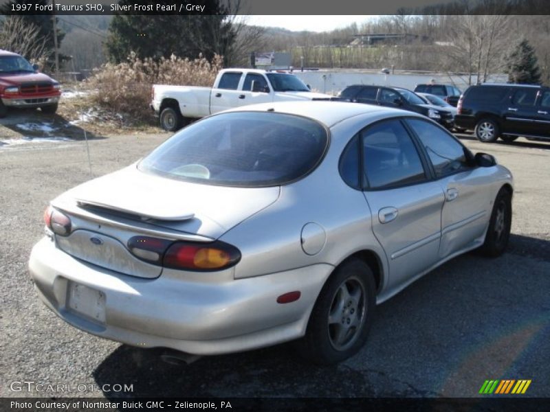 Silver Frost Pearl / Grey 1997 Ford Taurus SHO