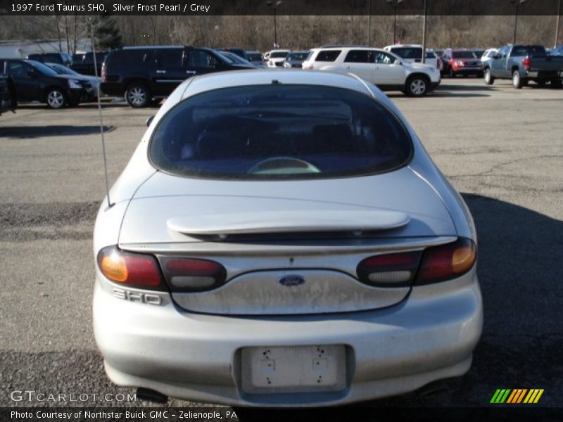 Silver Frost Pearl / Grey 1997 Ford Taurus SHO