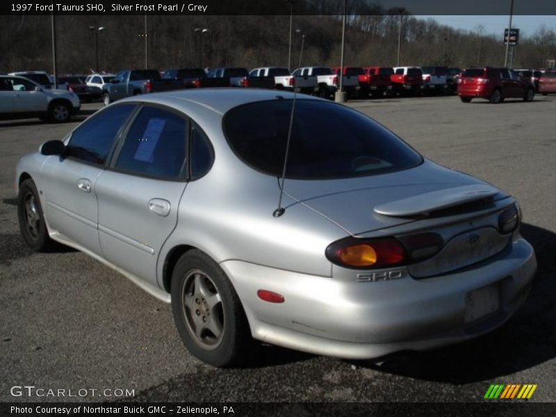 Silver Frost Pearl / Grey 1997 Ford Taurus SHO