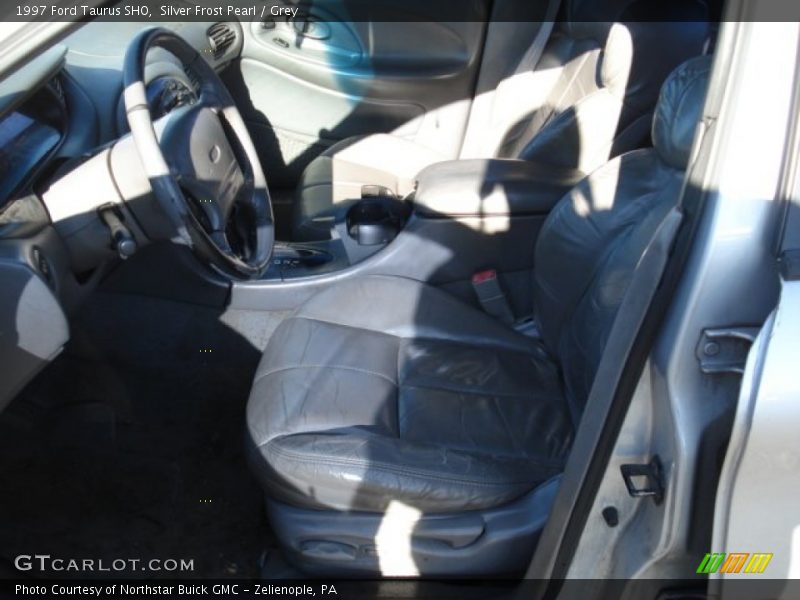 Silver Frost Pearl / Grey 1997 Ford Taurus SHO