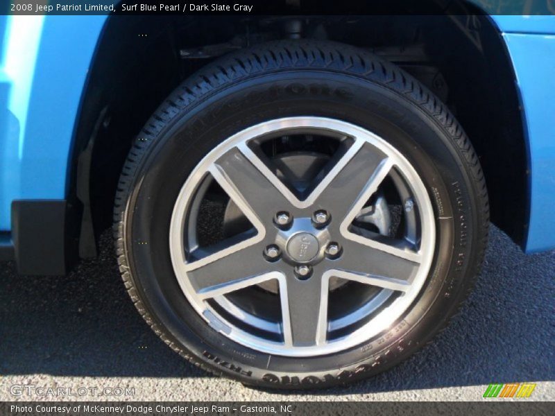 Surf Blue Pearl / Dark Slate Gray 2008 Jeep Patriot Limited