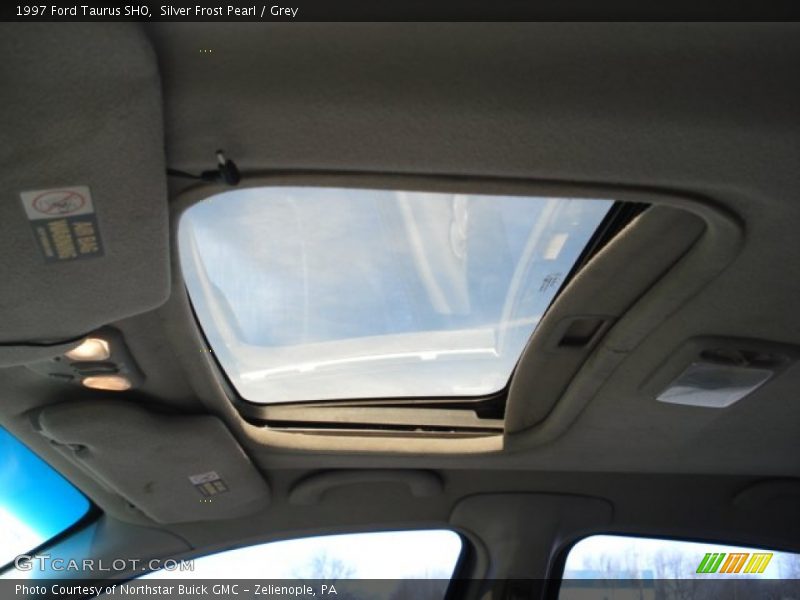 Silver Frost Pearl / Grey 1997 Ford Taurus SHO
