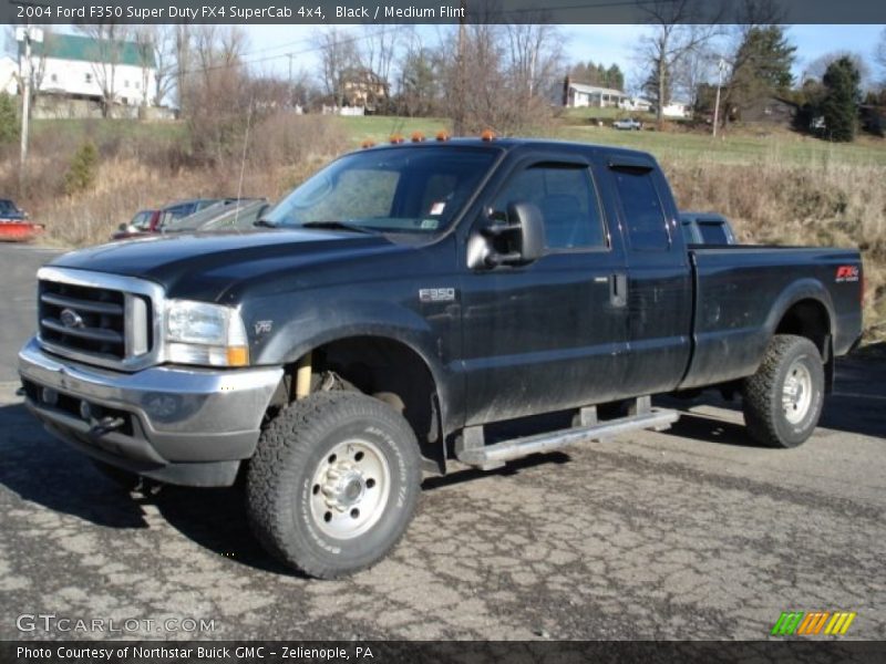 Black / Medium Flint 2004 Ford F350 Super Duty FX4 SuperCab 4x4