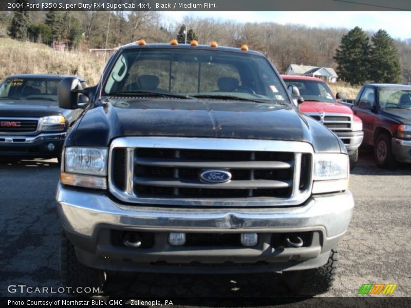 Black / Medium Flint 2004 Ford F350 Super Duty FX4 SuperCab 4x4
