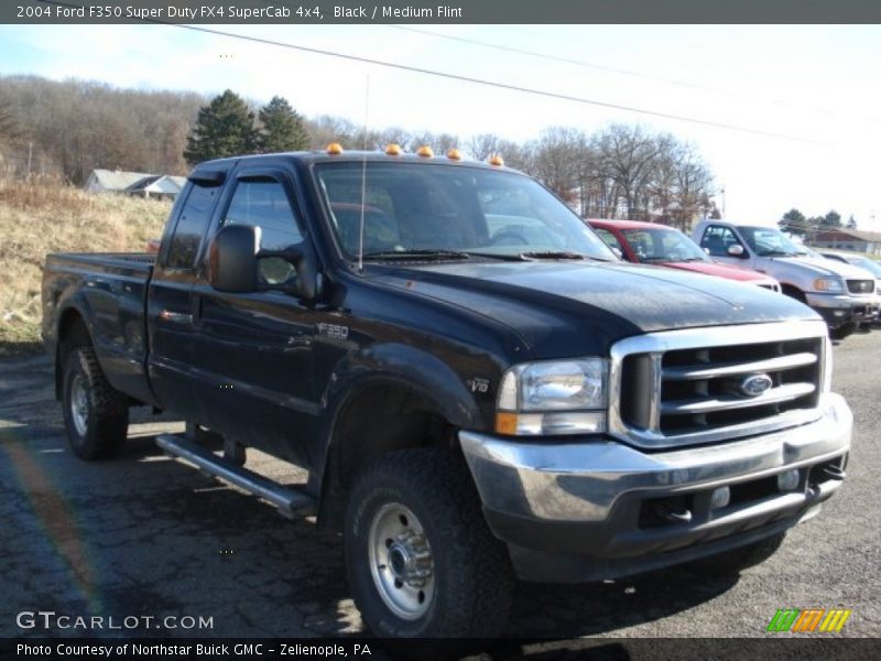 Black / Medium Flint 2004 Ford F350 Super Duty FX4 SuperCab 4x4