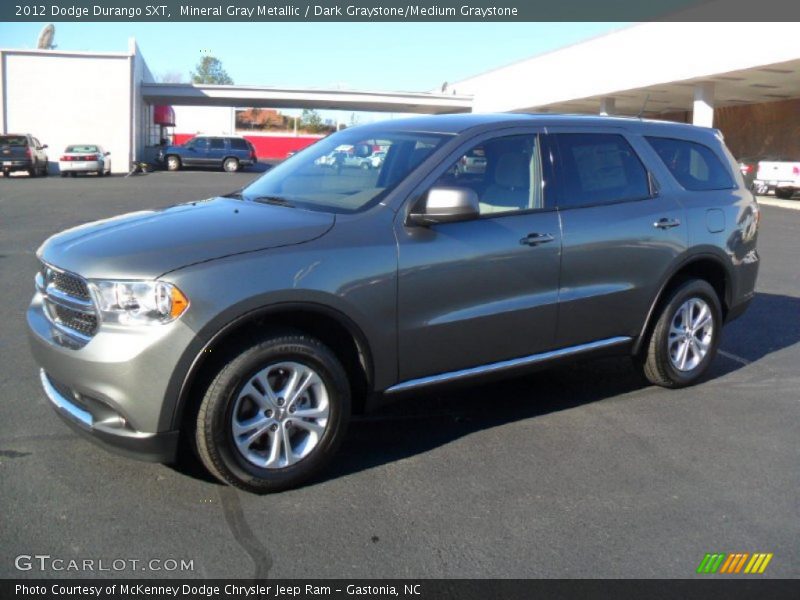 Mineral Gray Metallic / Dark Graystone/Medium Graystone 2012 Dodge Durango SXT