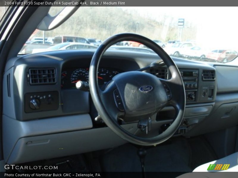 Black / Medium Flint 2004 Ford F350 Super Duty FX4 SuperCab 4x4