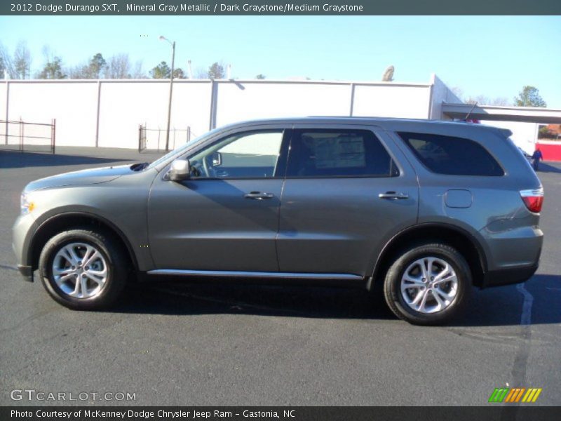 Mineral Gray Metallic / Dark Graystone/Medium Graystone 2012 Dodge Durango SXT