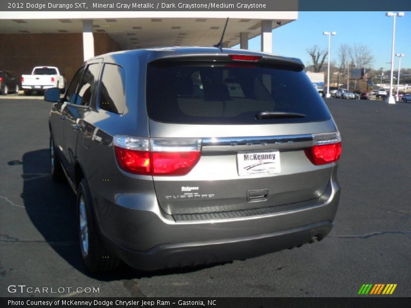 Mineral Gray Metallic / Dark Graystone/Medium Graystone 2012 Dodge Durango SXT
