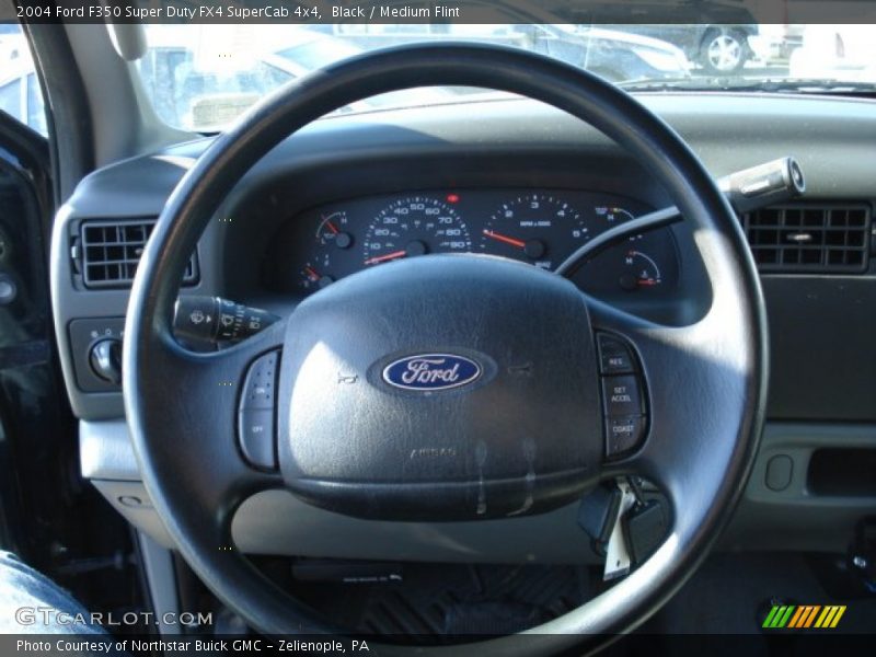 Black / Medium Flint 2004 Ford F350 Super Duty FX4 SuperCab 4x4