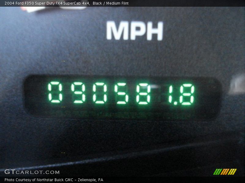 Black / Medium Flint 2004 Ford F350 Super Duty FX4 SuperCab 4x4