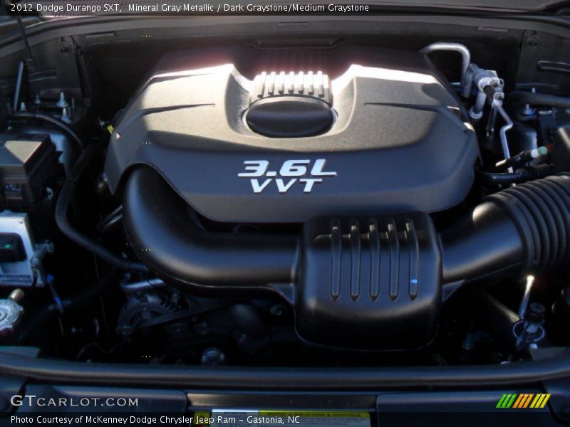  2012 Durango SXT Engine - 3.6 Liter DOHC 24-Valve VVT Pentastar V6