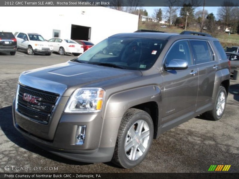 Mocha Steel Metallic / Jet Black 2012 GMC Terrain SLE AWD
