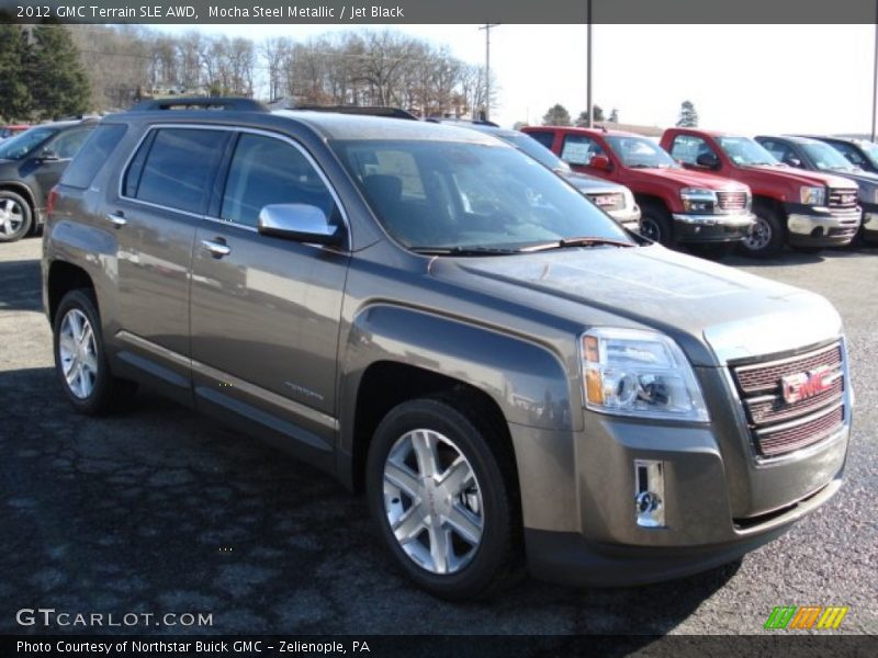 Mocha Steel Metallic / Jet Black 2012 GMC Terrain SLE AWD