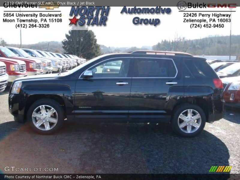 Onyx Black / Jet Black 2012 GMC Terrain SLE AWD