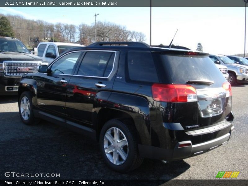 Carbon Black Metallic / Jet Black 2012 GMC Terrain SLT AWD