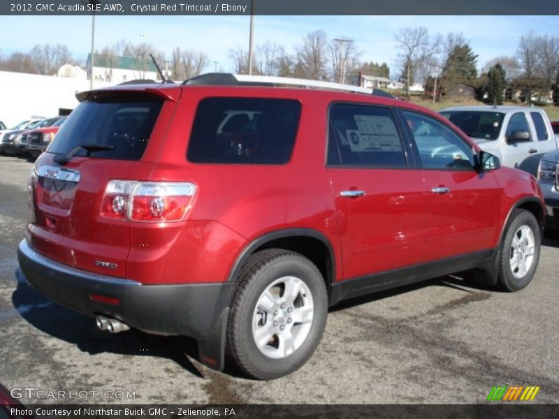 Crystal Red Tintcoat / Ebony 2012 GMC Acadia SLE AWD