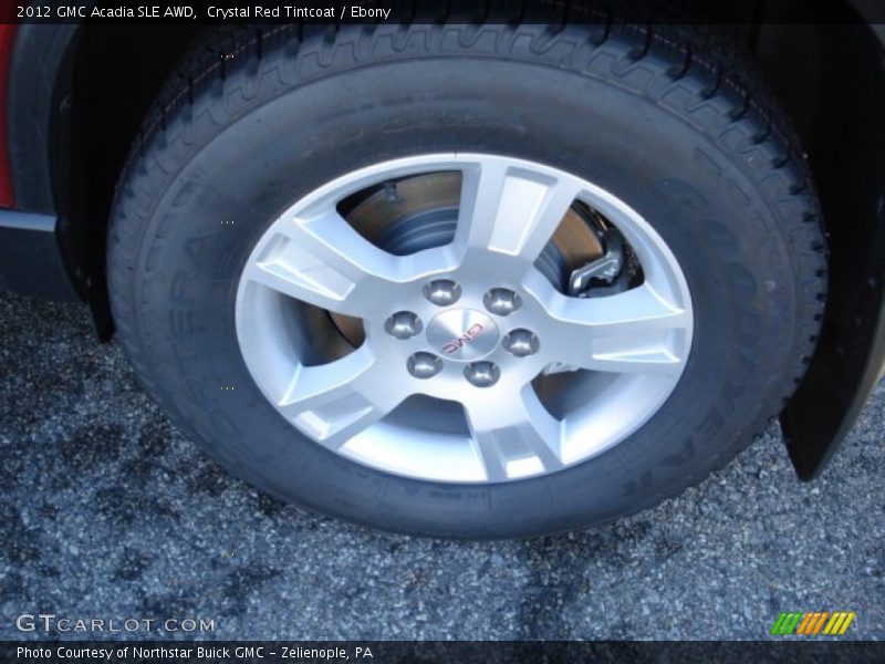 Crystal Red Tintcoat / Ebony 2012 GMC Acadia SLE AWD