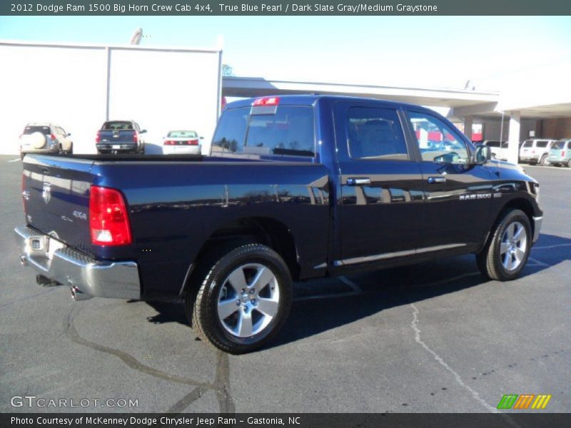 True Blue Pearl / Dark Slate Gray/Medium Graystone 2012 Dodge Ram 1500 Big Horn Crew Cab 4x4