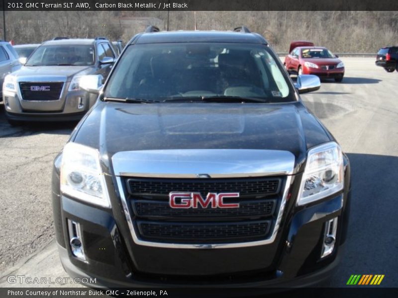 Carbon Black Metallic / Jet Black 2012 GMC Terrain SLT AWD