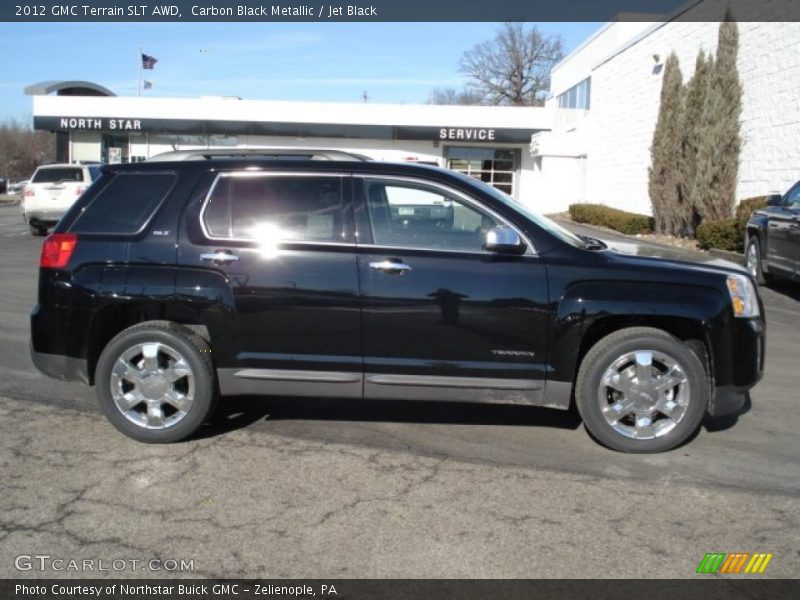 Carbon Black Metallic / Jet Black 2012 GMC Terrain SLT AWD