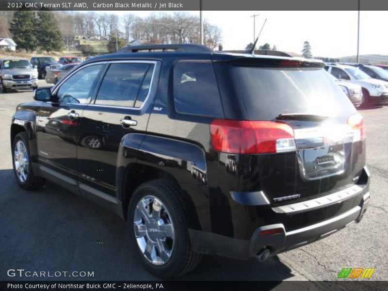 Carbon Black Metallic / Jet Black 2012 GMC Terrain SLT AWD