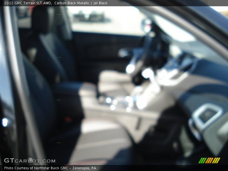 Carbon Black Metallic / Jet Black 2012 GMC Terrain SLT AWD