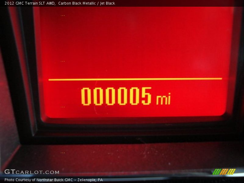 Carbon Black Metallic / Jet Black 2012 GMC Terrain SLT AWD
