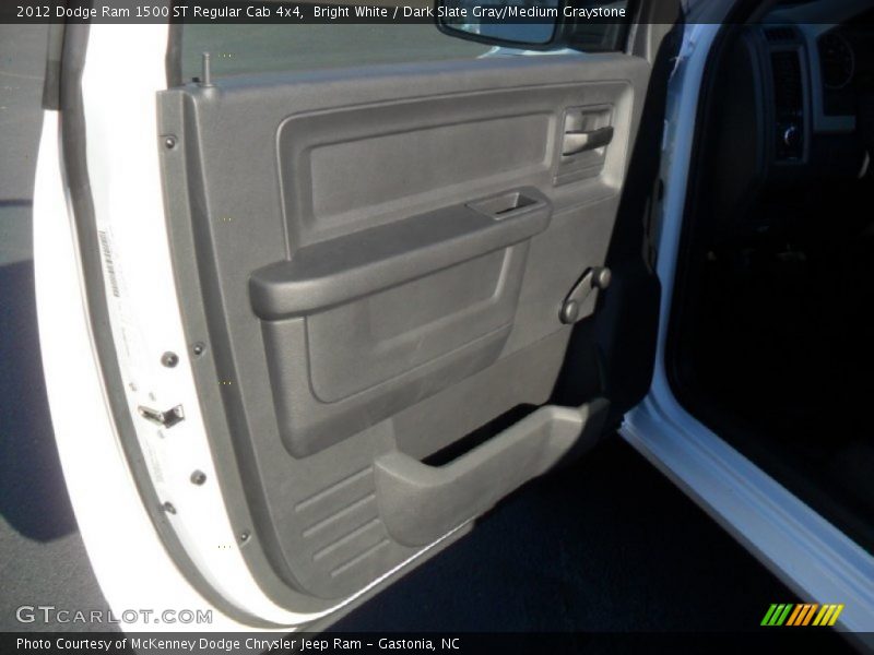 Bright White / Dark Slate Gray/Medium Graystone 2012 Dodge Ram 1500 ST Regular Cab 4x4