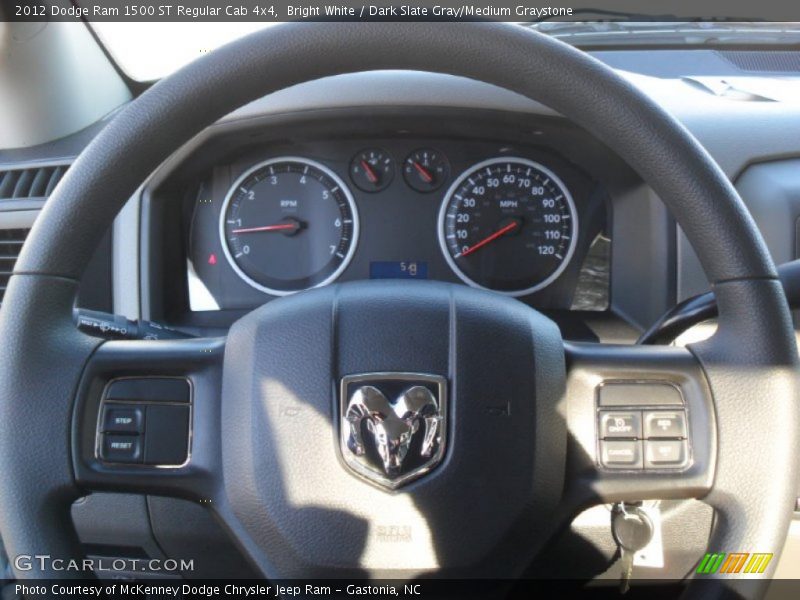  2012 Ram 1500 ST Regular Cab 4x4 Steering Wheel