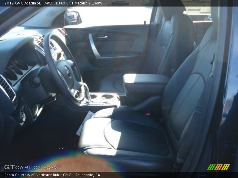 Deep Blue Metallic / Ebony 2012 GMC Acadia SLT AWD