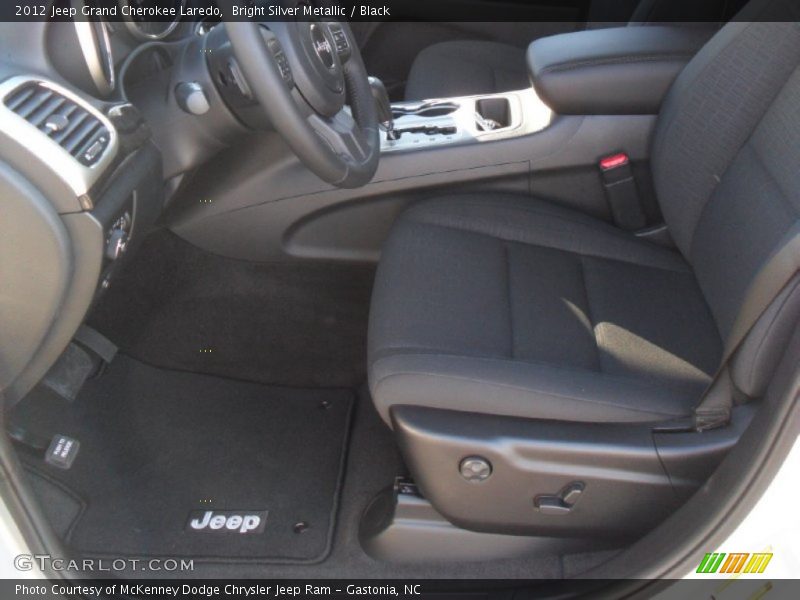 Bright Silver Metallic / Black 2012 Jeep Grand Cherokee Laredo